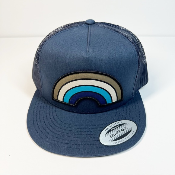 Laird Other - Laird Hamilton Surfer Rainbow Trucker Hat Blue One Size New With Tags NWT